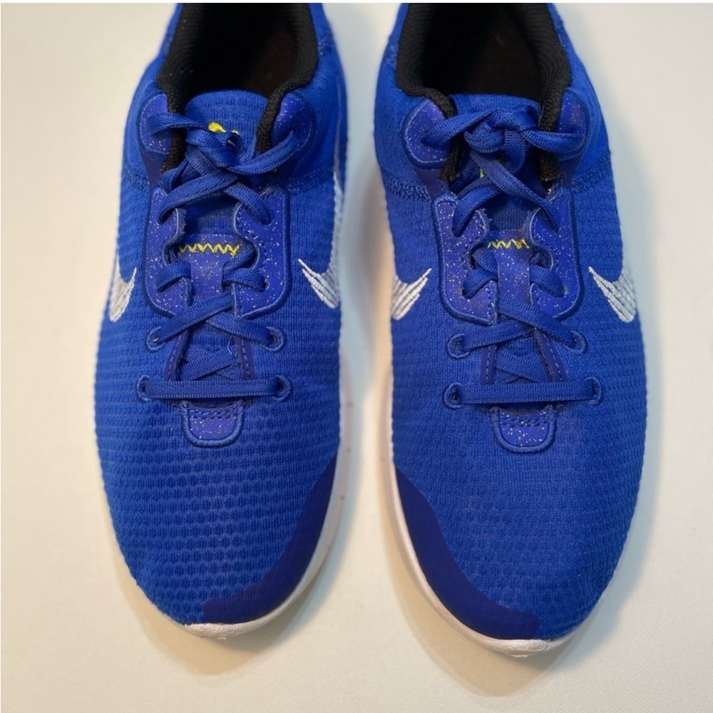 Nike Flex Blue Athletic Sneakers with White Detail Size 8.5 SB-3